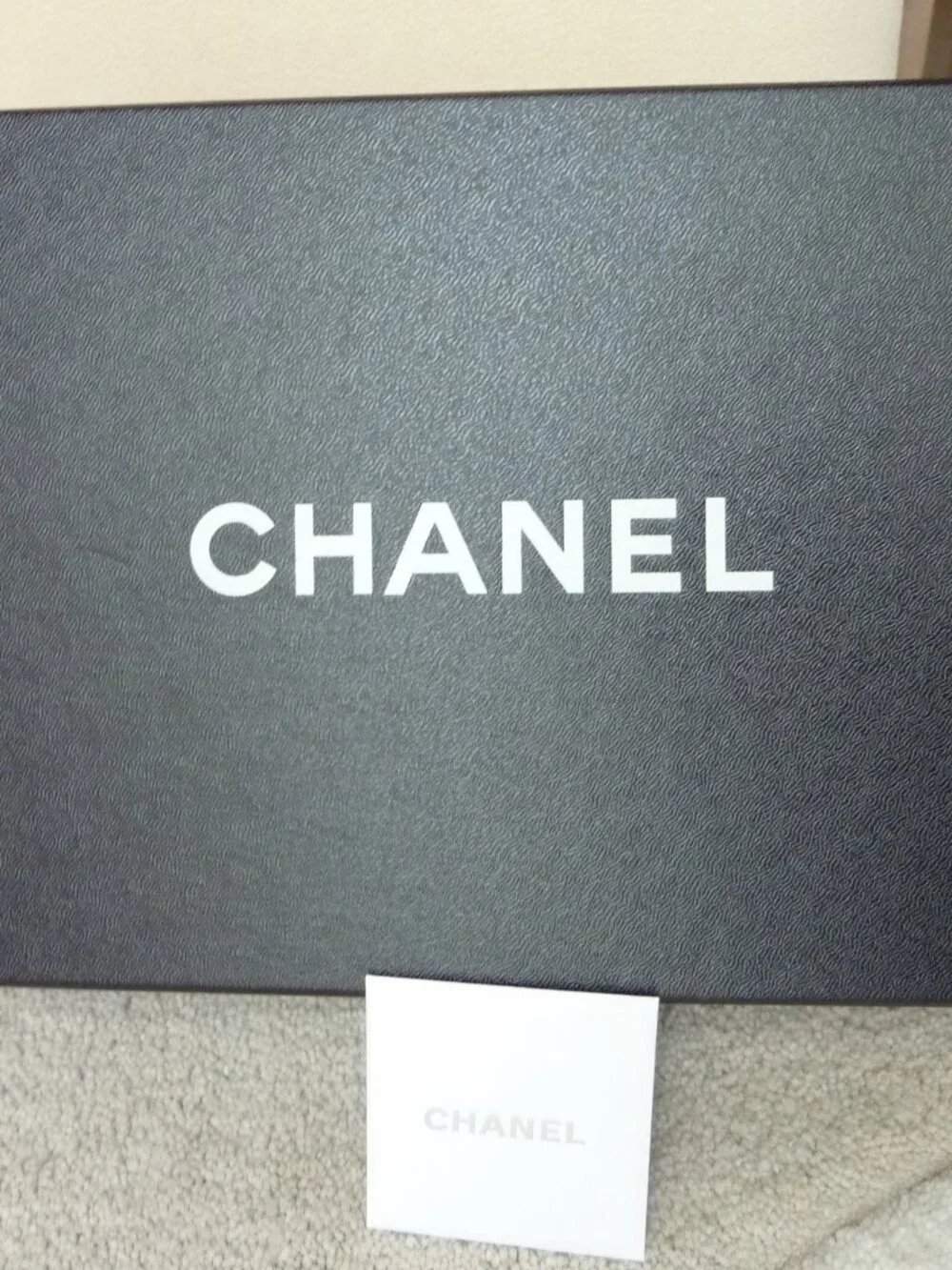 Chanel Black Empty Shoe Box for storage SZ 11.5